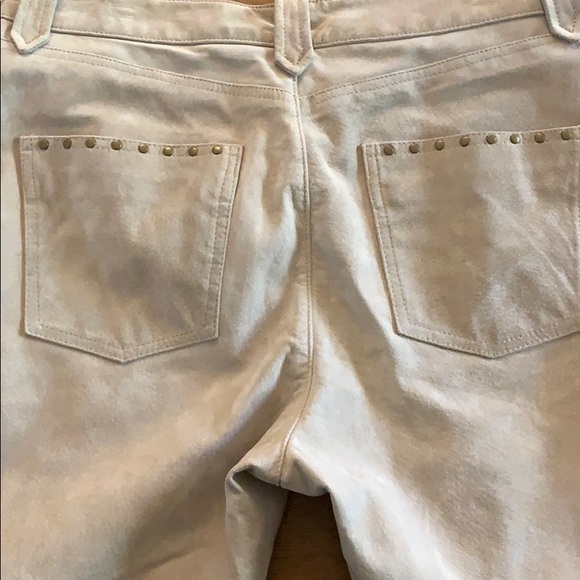 Tan leather studded pants - Picture 5 of 6